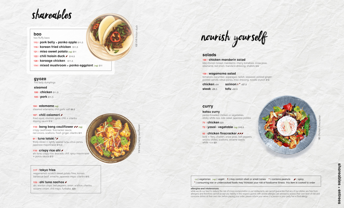 Menu Wagamama, Midtown, New York-3