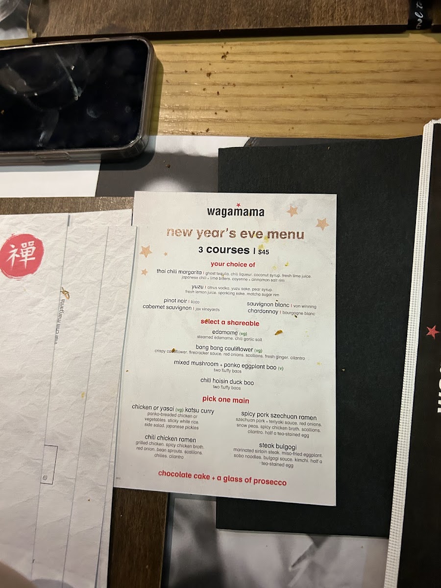Menu Wagamama, Midtown, New York-7